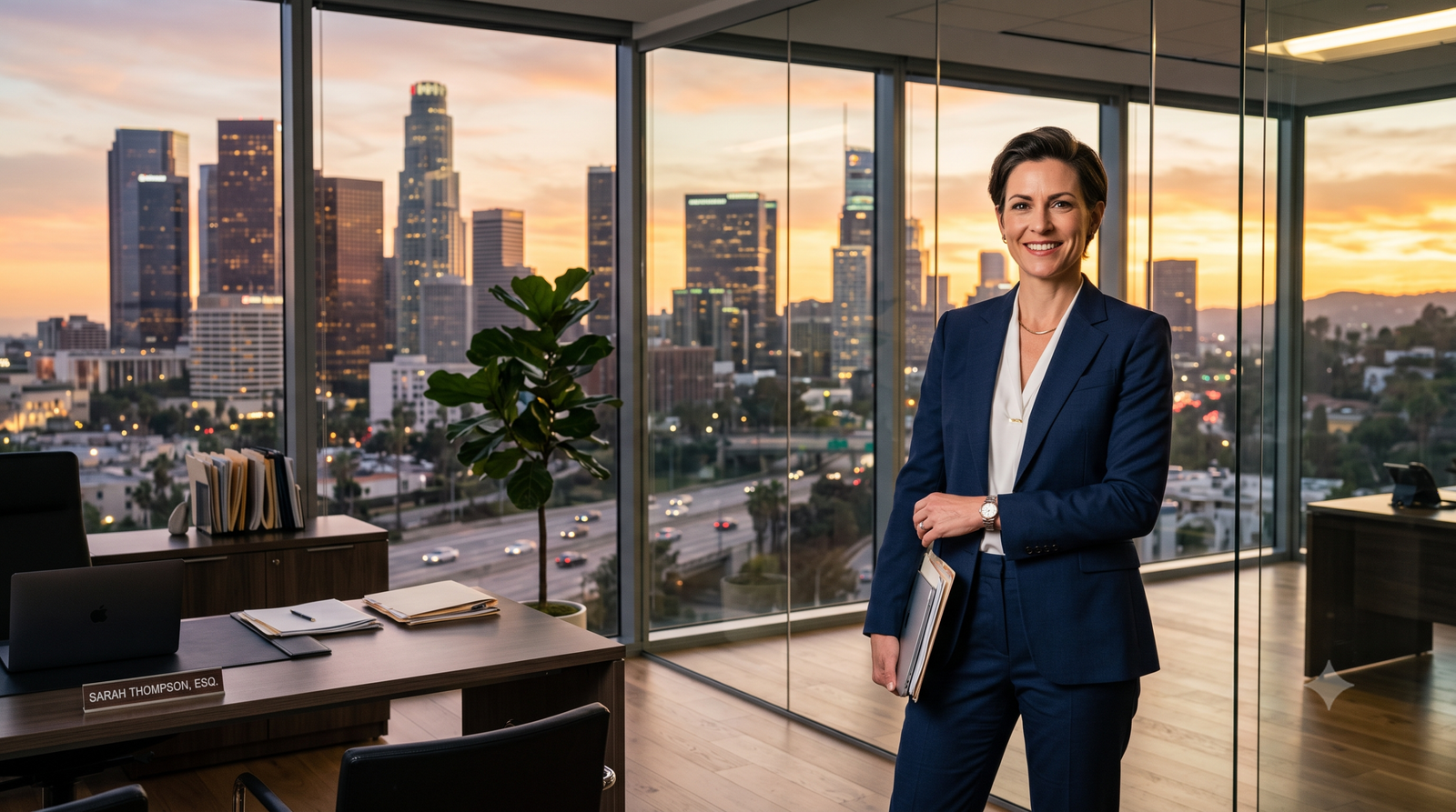 Best personal injury lawyer in Los Angeles helping an accident victim