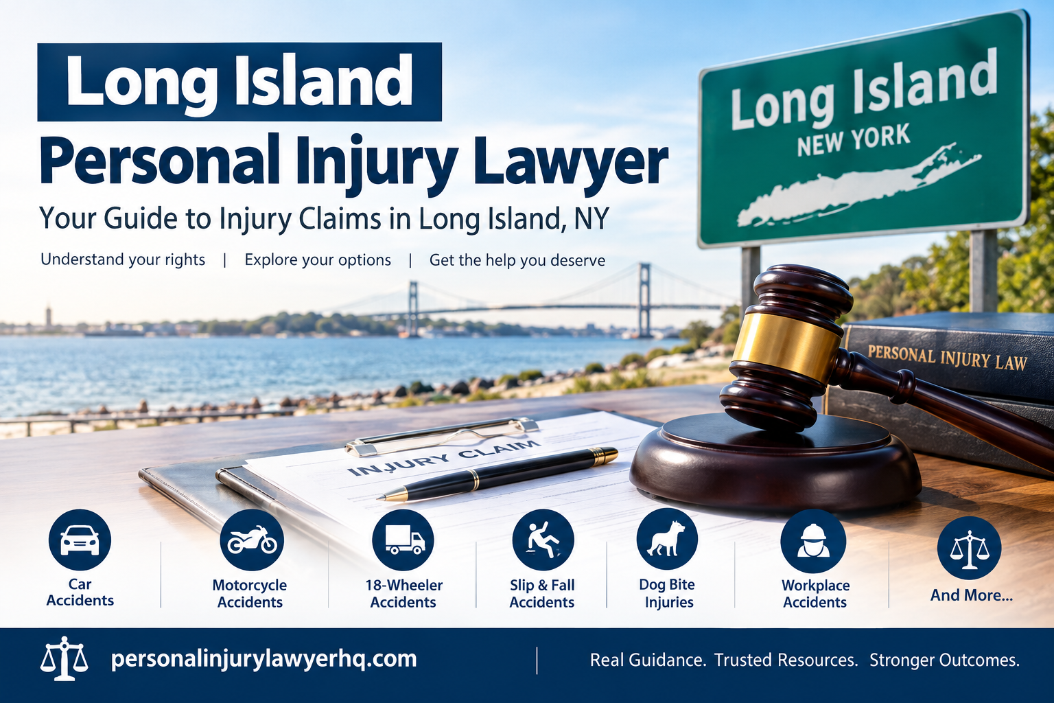 Long Island personal injury lawyer guide for injury claims in New York